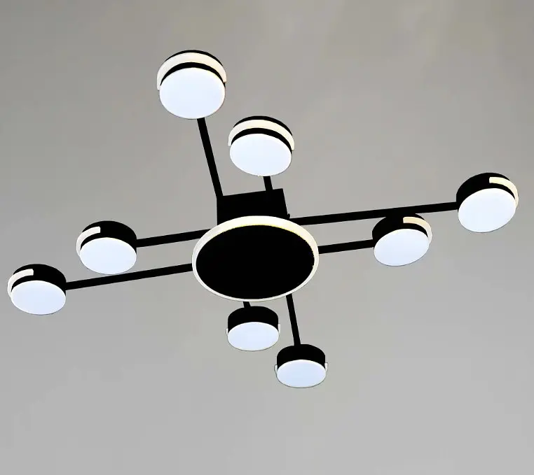 Стельова Led люстра Art 8673-8BK - фото 2