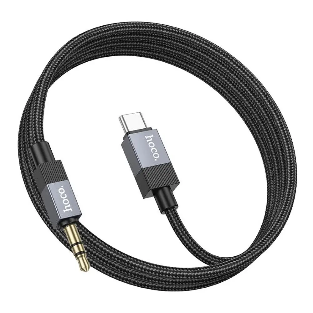 Кабель Hoco UPA32B Type-C to Jack 3.5 1 м чорний - фото 5