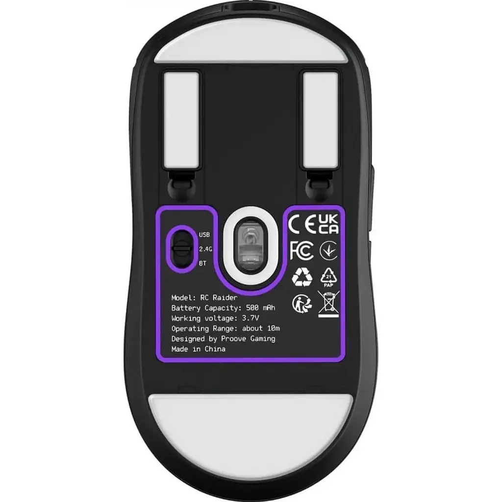 Миша Proove Gaming RC Raider 8K Black (WMRR00122001) [141774] - фото 5