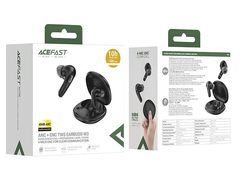 Навушники Acefast W3 ANC Black (6974316284796) - фото 4