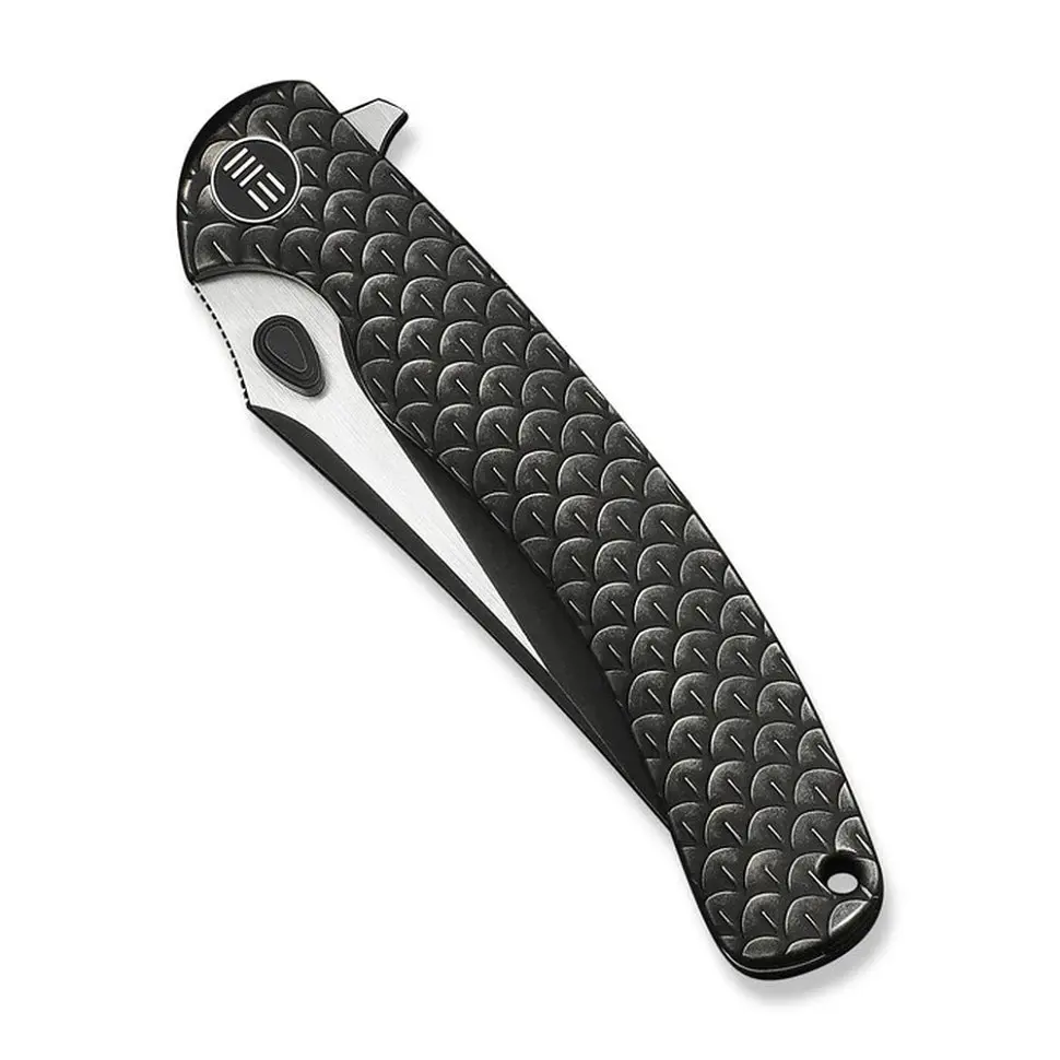 Ніж складаний туристичний Weknife Dracarys, (9.1 см) Böhler M390 / титан 6AL4V чорний - фото 6