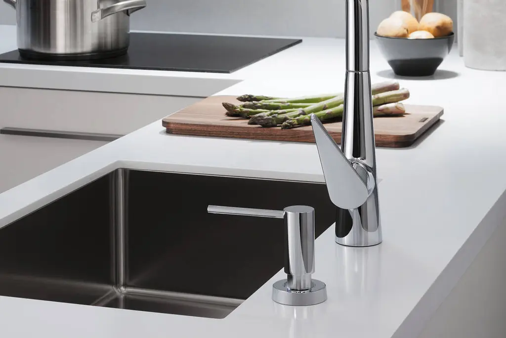 Дозатор кухонний Hansgrohe A51 500 ml врізний хром 40448000, Хром - фото 4