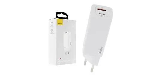 Мережевий зарядний пристрій Baseus GaN2 Lite Quick Charger (CCGAN2L-B02) білий