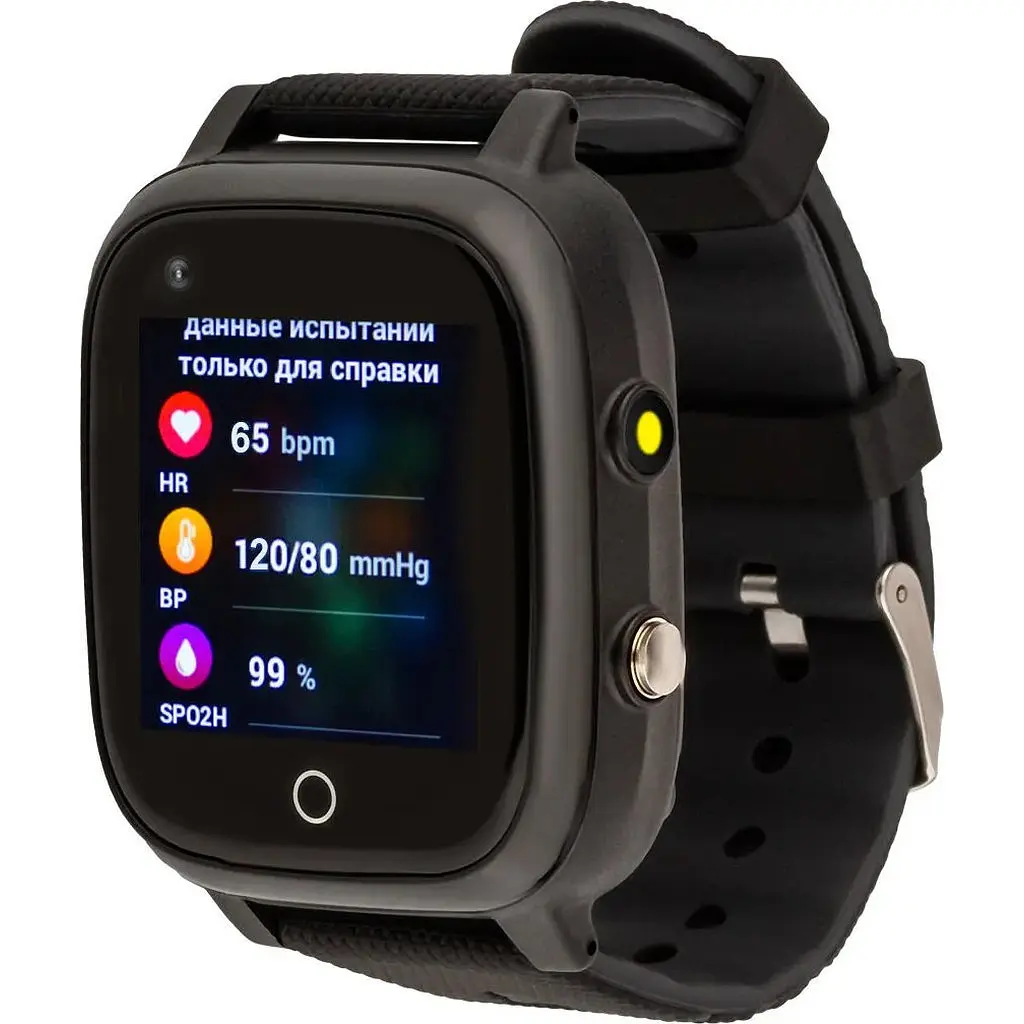 Smart Watch AmiGo GO005 4G WIFI Thermometer Black - фото 2
