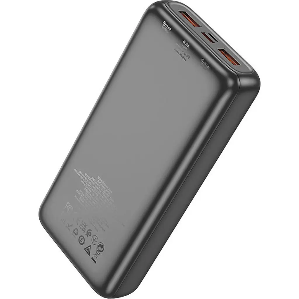Зовнішній акумулятор Hoco J121A Fast 20000mAh 22.5W Black (608992) [109965] - фото 5