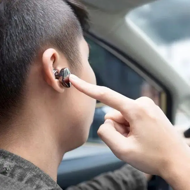 Бездротові навушники Baseus Bluetooth Encok W02 із вбудованим мікрофоном NGW02-01 Чорні (7607146181) - фото 7