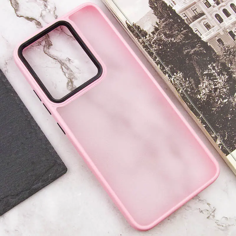 Чохол TPU+PC Lyon Frosted для Xiaomi Redmi 12C Pink - фото 4
