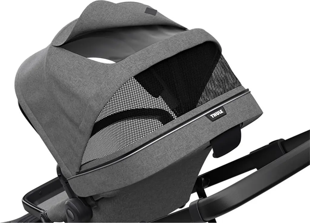 Детская коляска Thule Sleek Black/Grey Melange [11000021] [107638] - фото 5