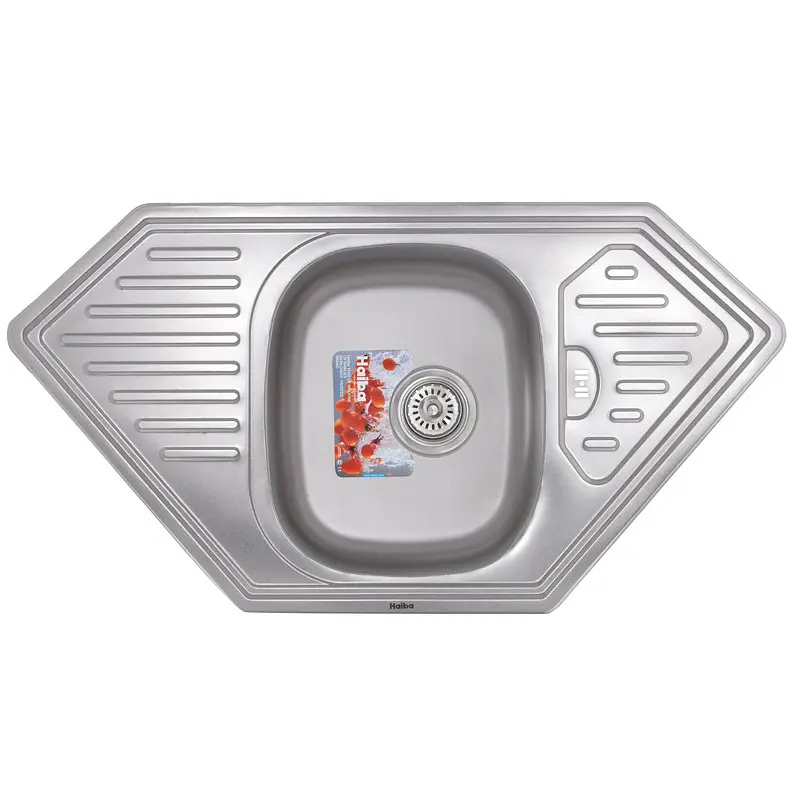 Мийка кухонна HAIBA 95x50 satin (HB0656)