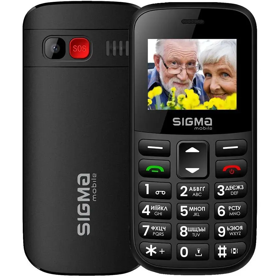 Мобільний телефон Sigma Comfort 50 EASY TYPE-C Black (4827798585214) - фото 1