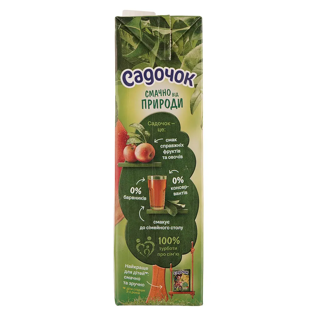 Сік Садочок Персик-Яблуко з м'якоттю 950 мл (928072) - фото 2