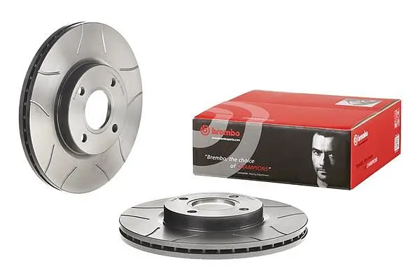 Диск гальмівний вентильований Ford Fiesta VI, B-max, Transit B460 08-25р Brembo (09.C422.75) - фото 2