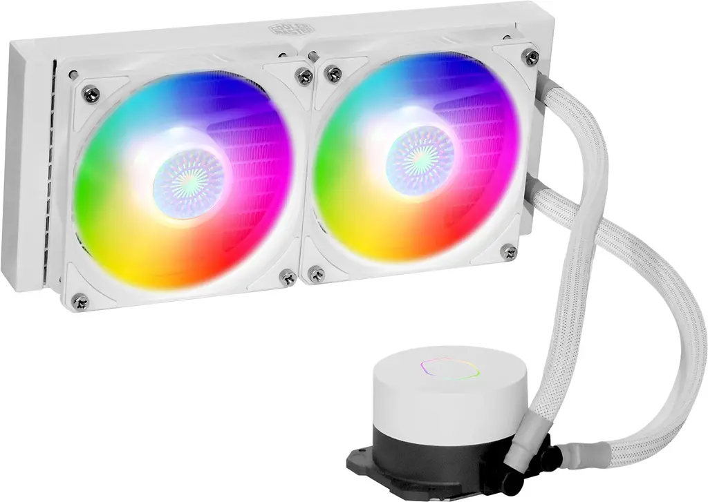 СВО Cooler Master MasterLiquid ML240L V2 ARGB White (MLW-D24M-A18PW-RW) Б/в - фото 5