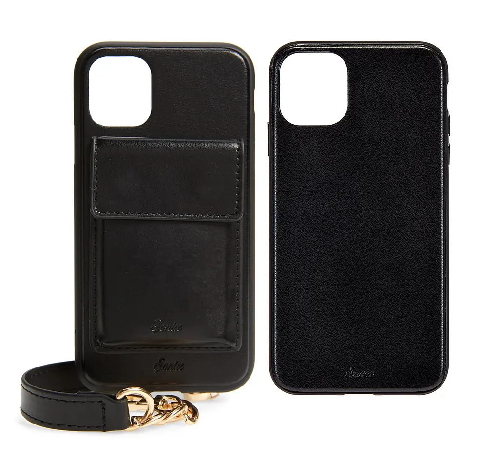 Чохол шкіряний протиударний з відділенням для карток Sonix Leather Crossbody Wallet для iPhone 11 Pro Max/XS Max Black - фото 5