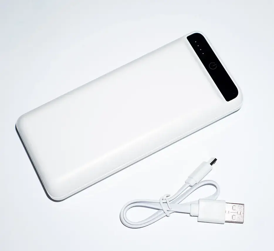 Універсальна зарядна батарея S-link IP-G21 20000Mah Power Bank з ліхтариком (Білий) - фото 10