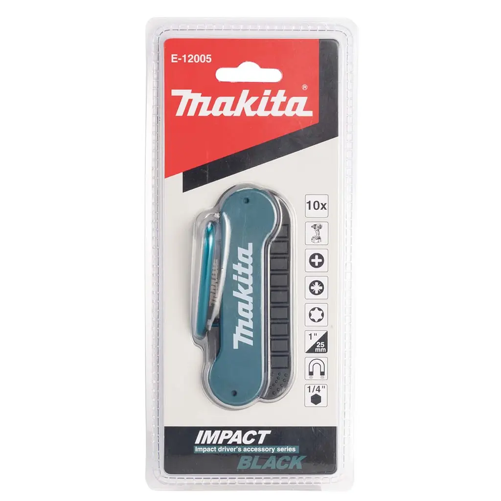 Набір біт торсіонних 10 шт Makita Impact Black E-12005 - фото 6