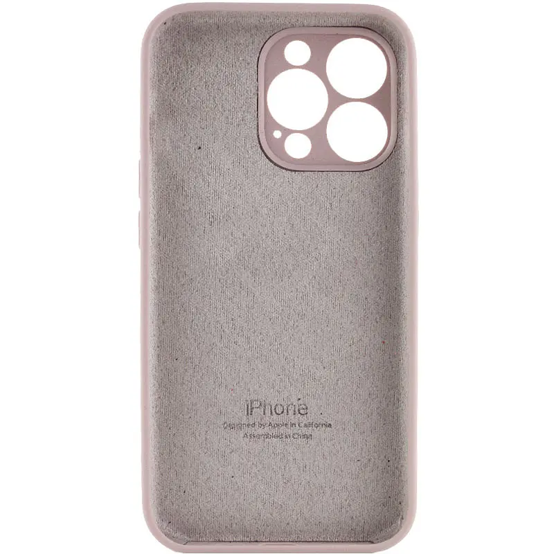 Чохол Silicone Case Full Camera Protective AA для Apple iPhone 14 Pro 6.1" Сірий / Lavender - фото 2