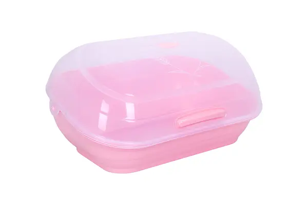 Хлебница с крышкой Violet House Pink, 48х40х27 см, розовый (0720 PINK c крыш. 40*27*48 см) - фото 2