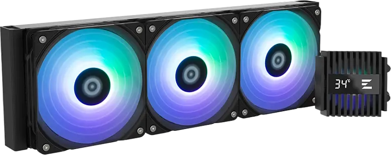 Водяне оxолодження Zalman Alpha 2 A36 ARGB Black (ALPHA2A36BLACK) - фото 2