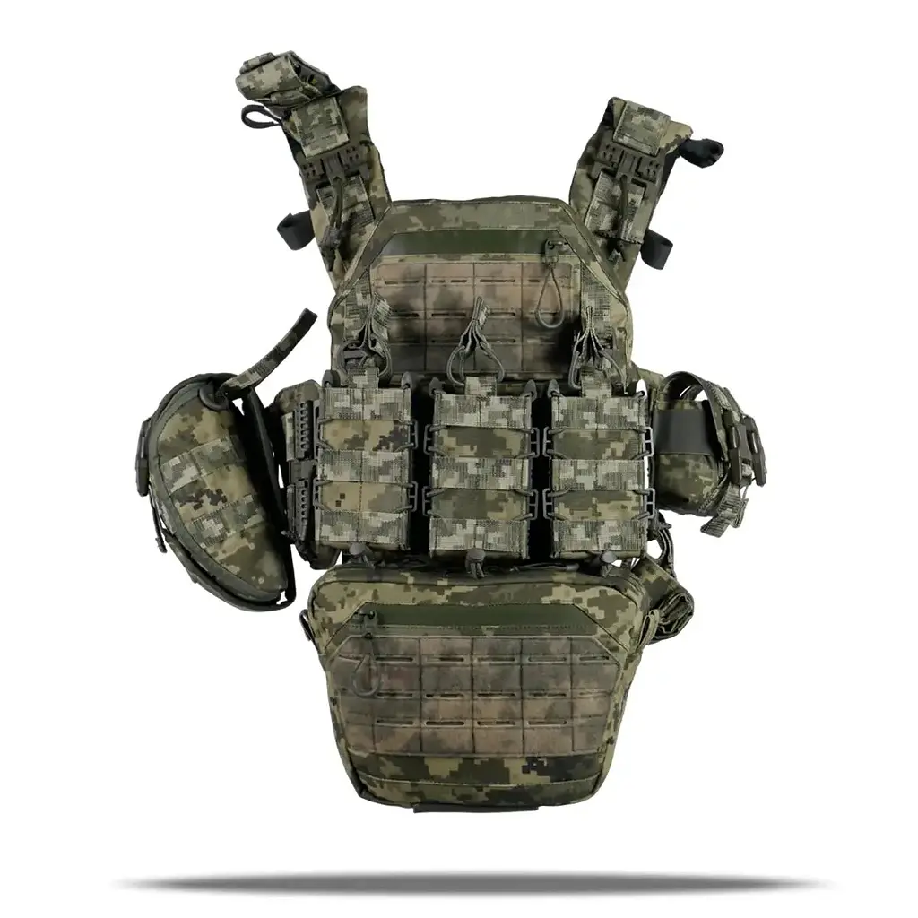 Плитоноска Kiborg GU gen.2 + 8 підсумків Pixel (1000-k45008) - фото 2
