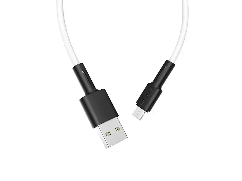 Кабель Borofone BX31 USB Type-A to MicroUSB 1m White (6931474710383) - фото 2