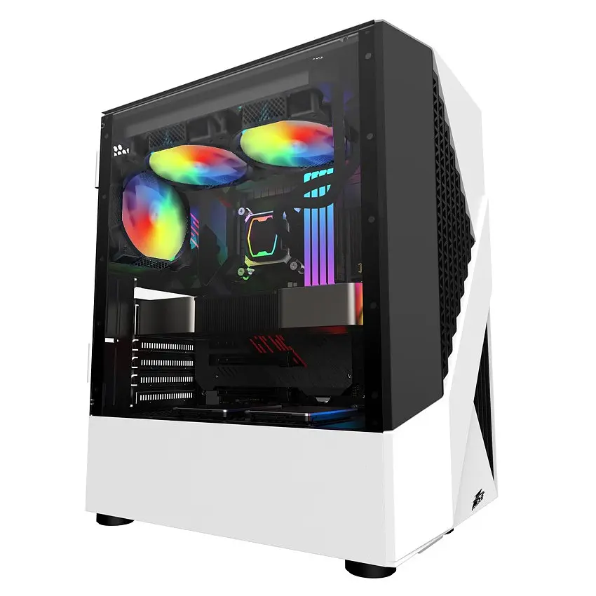 Корпус 1stPlayer F3-A-WH-4F1-PS-600FK-EU Білий 600W - фото 3