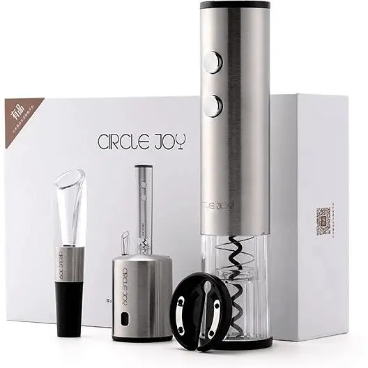 Набір для вина Circle Joy CJ-TZ02 - Decanter Aerator + Wine Stopper + Bottle Opener - фото 4