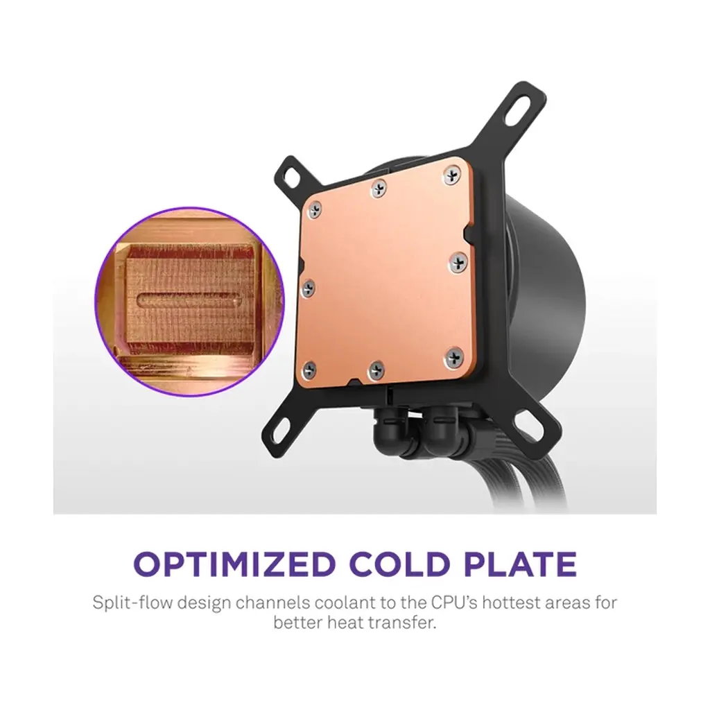 Система рідинного охолодження NZXT Kraken Plus V2 360mm AIO liquid cooler w/Displ (RL-KN360-B2) - фото 6