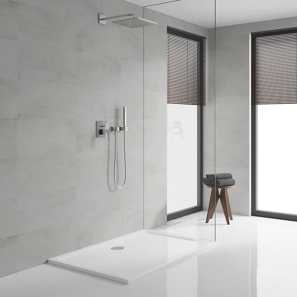 Душова система прихованого монтажу Grohe Eurocube 25238000, Хром - фото 4
