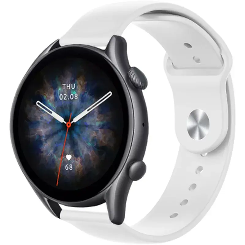 Ремінець до смарт-годинника Armorstandart Silicone Watch Strap 22mm White (ARM80668) - фото 2