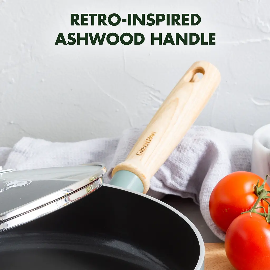 Сотейник GreenPan Mayflower с крышкой 24 см 2.6 л голубой (CC001682-001) - фото 3