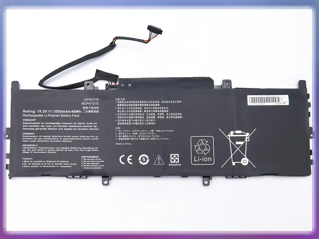 Батарея C41N1715 Asus ZenBook 13 UX331 UX331U UX331UA UX331UN UX331F UX331FN U3100U U3100UN U3100F - фото 3