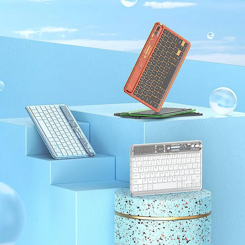 Беспроводная клавиатура Hoco S55 на аккумуляторе блютуз - фото 3