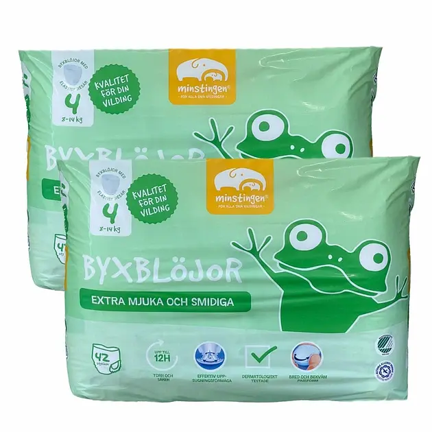 Підгузки-трусики Byxblojor 4, (8-14 кг), 84 шт