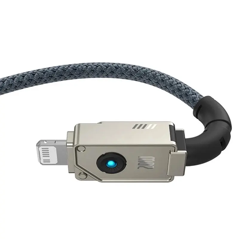 Кабель Baseus Unbreakable Series Fast Charging Data Cable Type-C to iP 20W 2 м Stellar белый - фото 3