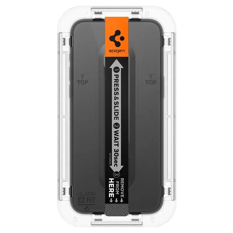 Захисне скло Spigen Glass tR EZ Fit HD FC Black для iPhone 15 Pro (AGL06899) - фото 6