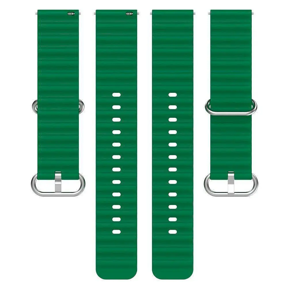 Універсальний ремінець для смарт-годинників Ocean Band 22mm Green [84196] - фото 3