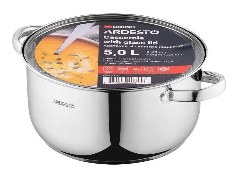 Каструля Ardesto Gemini Gourmet 5.0 л (AR1952BC) - фото 2