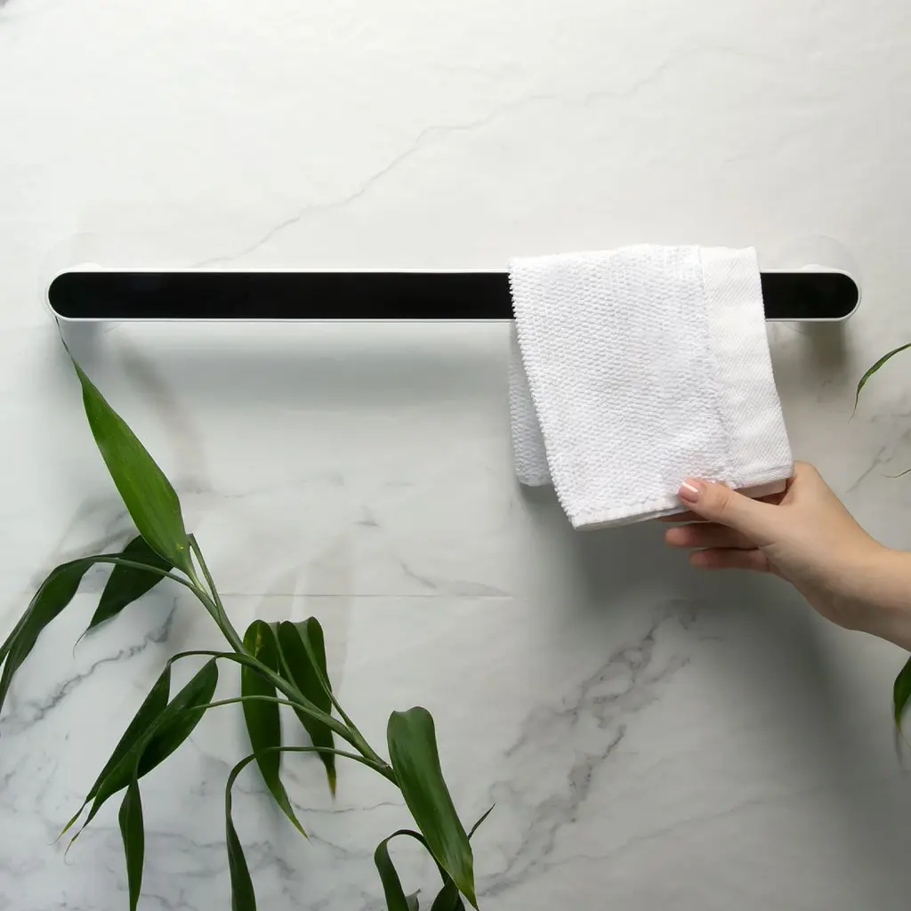 Універсальний тримач MVM BP-30, пластиковий, білий із чорним (BP-30 WHITE/BLACK) - фото 4