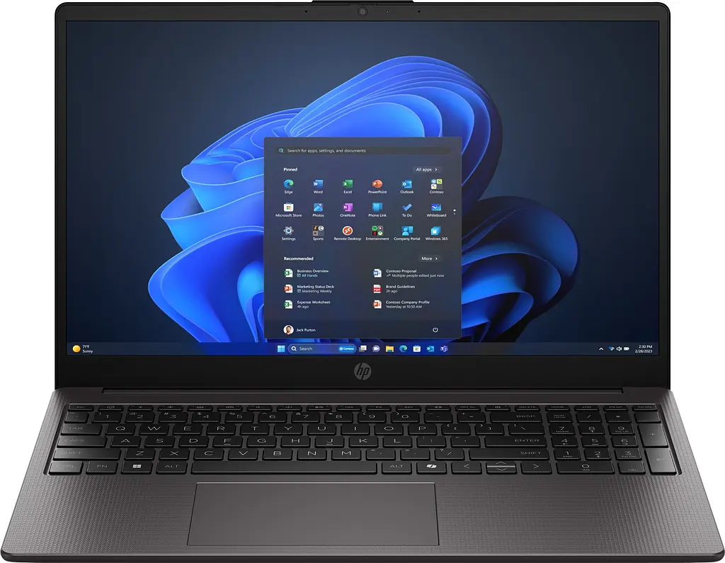Ноутбук HP 255R G10 15.6" FHD SVA, 250n/Ryzen 5-7535U (4.5)/16Gb/SSD512Gb/Radeon/Win11Pro/Сірий