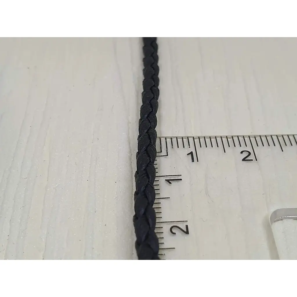 Ювелірний шнурок Містер Твістер з текстилю з срібними вставками. 7038Р 60 65 - фото 3