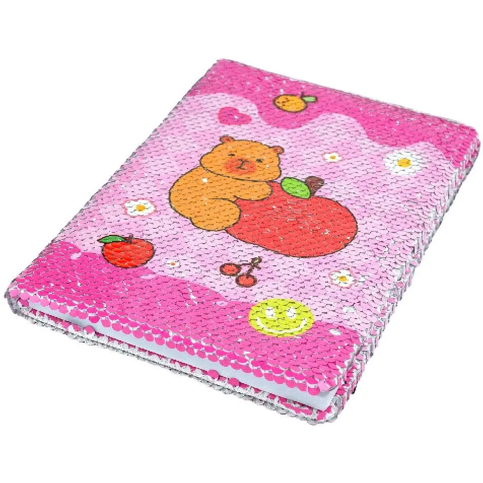 Блокнот А5 ZiBi Capybara Kids Line текстильная клеточка 80 листов (ZB700029) - фото 2