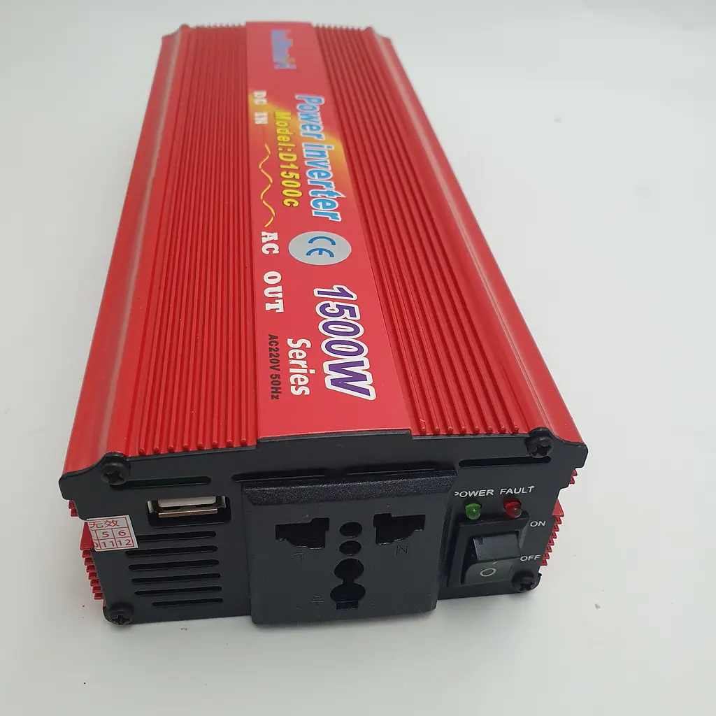 Автоінвертор 12 V-220 V перетворювач напруги 1500 W UKC AC/DC - фото 6