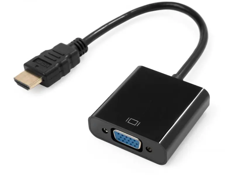 Адаптер Vinga HDMI to VGA (VCPAHDMIM2VGAFBK)