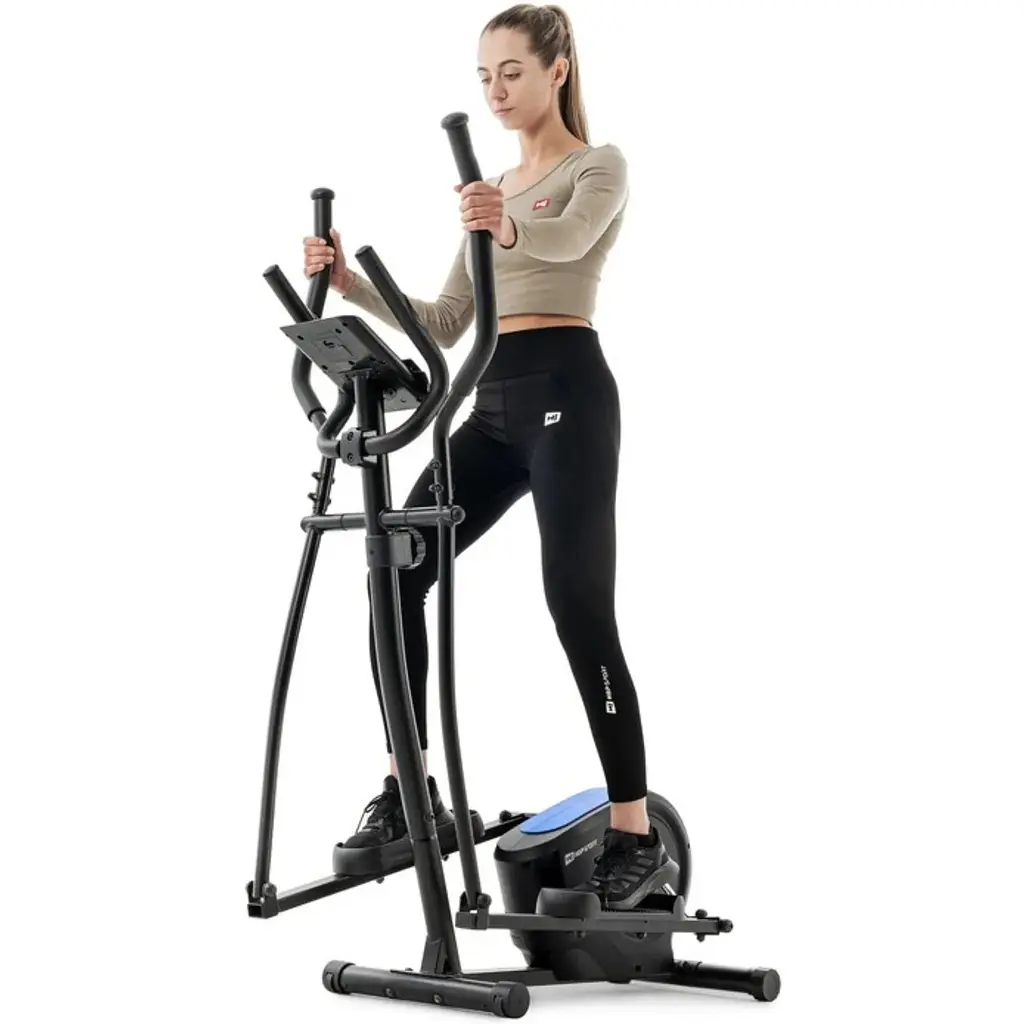 Орбітрек Hop-Sport HS-2050C Cosmo магнітний чорний/синій - фото 2