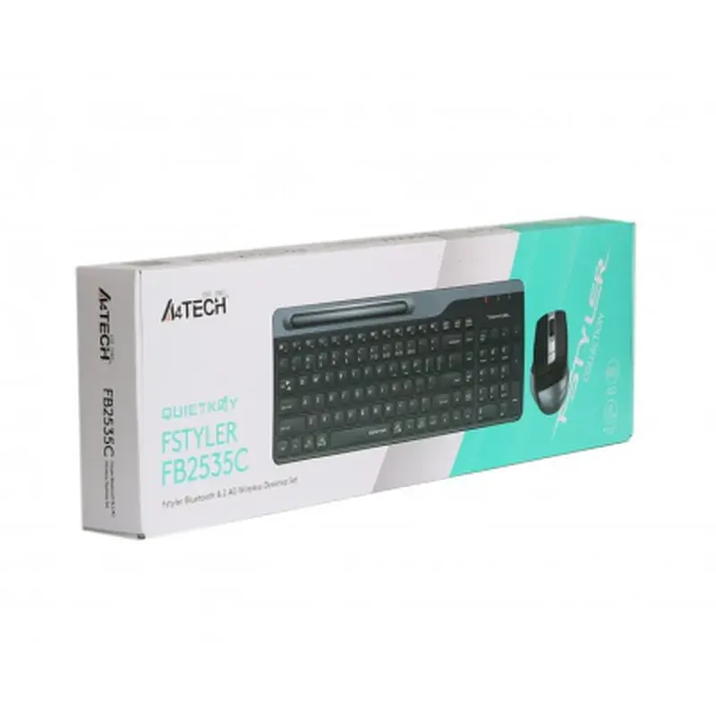 Комплект A4Tech FB2535C Wireless/Bluetooth Smoky Grey (4711421971300) - фото 8