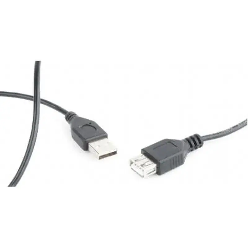 Дата кабель USB 2.0 AM/AF 0.75m Cablexpert (CC-USB2-AMAF-75CM/300-BK) - фото 2