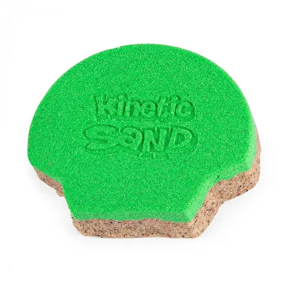 Кинетический песок Kinetic Sand Ракушка, зеленый, 127 г (71482G) - фото 2