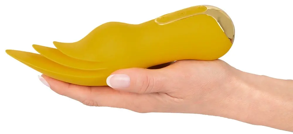 Вибратор Your New Favorite Licking Vibr 18.6 см (желтый) - фото 11