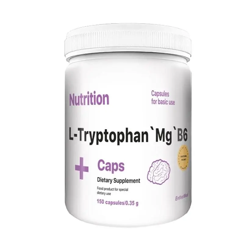 Амінокислота L-Tryptophan`Mg`B6, 150 капсул EntherMeal fit0018732